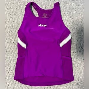 Zoot Sports Triathlon/ Running Top XSmall Purple and White